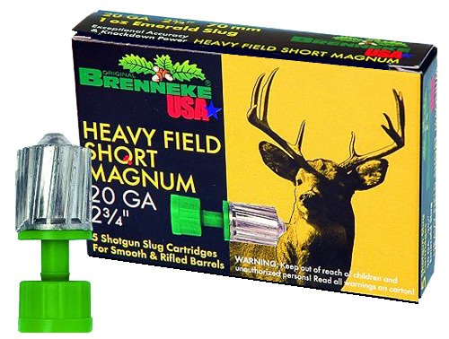 Ammunition Brenneke USA 3/4 oz 20Gauge BR SL202KO    K.O.          20 2.75 SLUG  3/4 5/50